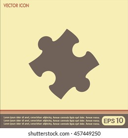 Vector icon puzzle 