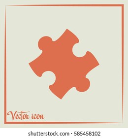 Vector icon puzzle 