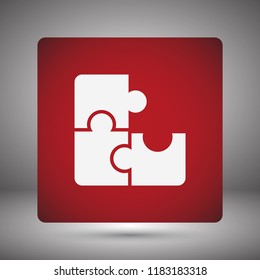 Vector icon puzzles 10 EPS