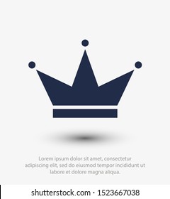 Сrown vector icon. Queen icon. Symbol king