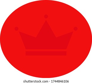 С Vektor-Symbol. Königin-Ikone. Symbol