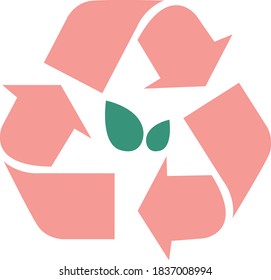 icono vectorial eс regeneración biológica naturalmente