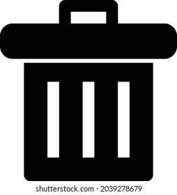 vector icon recycle bin , Trash bin vector icon, garbage, dustbin icon isolated on white background.