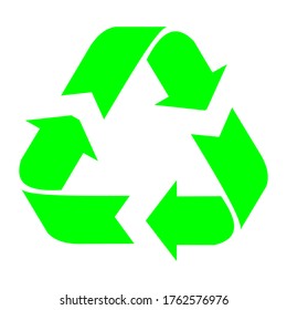 vector icon recycle and rotation arrow with white background using eps 10 format