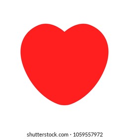 vector icon red heart favorite