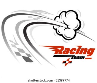 vector icon related with speed and racing