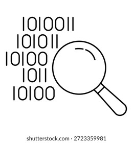 Vektorsymbol, das Geschäftsdatenanalysemetriken darstellt