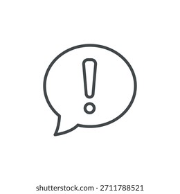 Icono de Vector que representa la dirección de la queja, que muestra el manejo de la queja, la Asistencia del empleado y la resolución del problema.