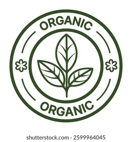 Vector Icon Representing Organic Cosmetics and Skincare Products in a Minimalist Design