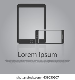 Vector icon of Responsive Design concept. EPS 10