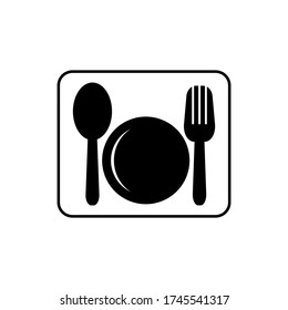 Icono vectorial de un restaurante para eps 10