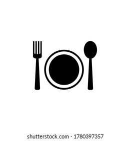Vector icon of restaurant on EPS 10
