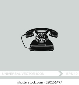 Vintage Telephone Icon Images Stock Photos Vectors Shutterstock