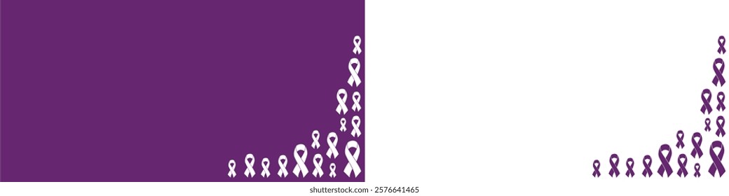 vector icon of a ribbon symbolizing World Cancer Day, promoting awareness, prevention, and support for cancer patients. Ideal for health campaigns, events, and educational materials.