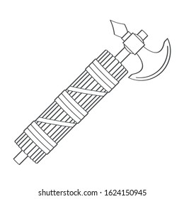 vector icon with Roman Fasces 