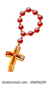 vector icon rosary