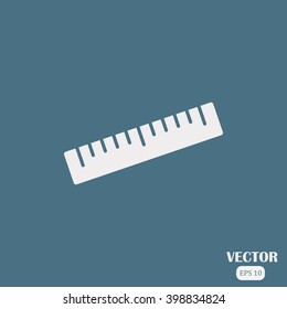 vector icon of ruler