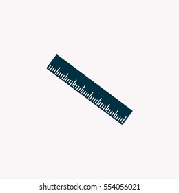 vector icon of ruler