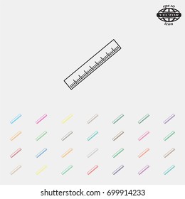 vector icon of ruler