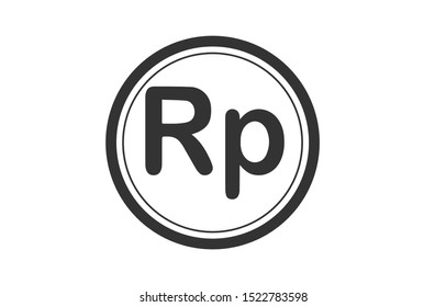 Vector icon Rupiah currency symbol