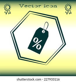 Vector icon Sale tags. 
