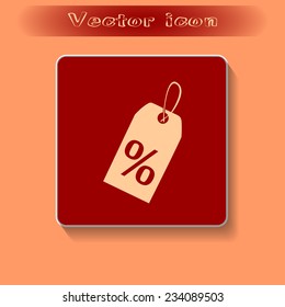 Vector icon Sale tags. 