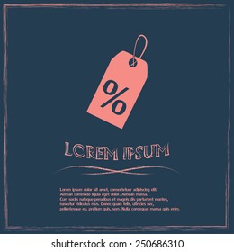 Vector icon Sale tags. 