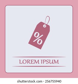 Vector icon Sale tags. 