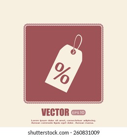 Vector icon Sale tags. 
