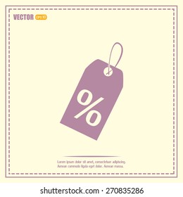 Vector icon Sale tags. 