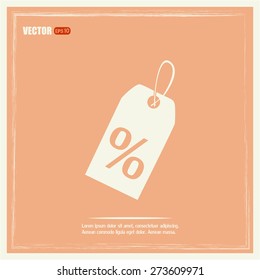 Vector icon Sale tags. 