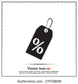 Vector icon Sale tags. 