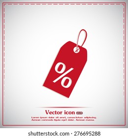 Vector icon Sale tags. 