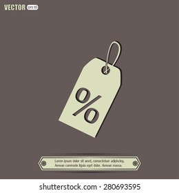 Vector icon Sale tags. 
