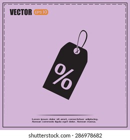 Vector icon Sale tags. 