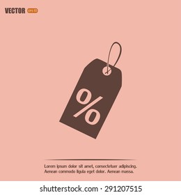 Vector icon Sale tags. 