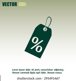 Vector icon Sale tags. 