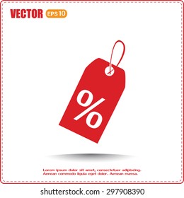 Vector icon Sale tags. 