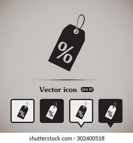 Vector icon Sale tags. 