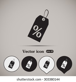 Vector icon Sale tags. 