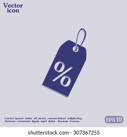 Vector icon Sale tags. 
