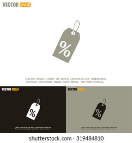 Vector icon Sale tags. 