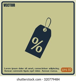 Vector icon Sale tags. 