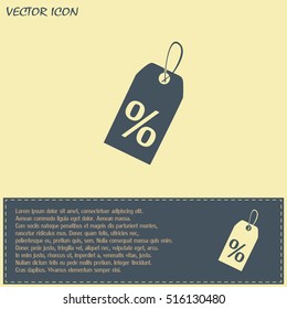 Vector icon Sale tags. 