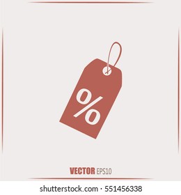 Vector icon Sale tags. 