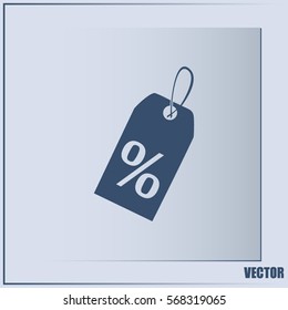 Vector icon Sale tags. 