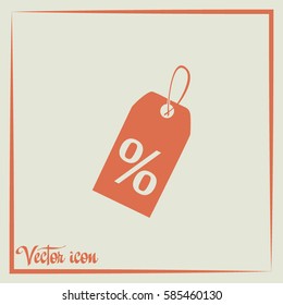 Vector icon Sale tags. 