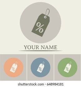 Vector icon Sale tags. 