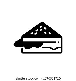 Vector icon for sandwich