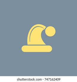 Vector icon of Santa Cap. Eps-10.